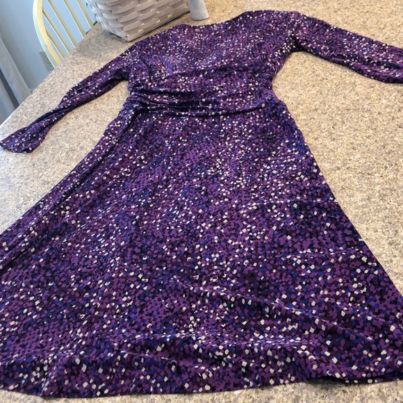 Chaps Purple Dress Women’s Size Small - Picture 5 of 11